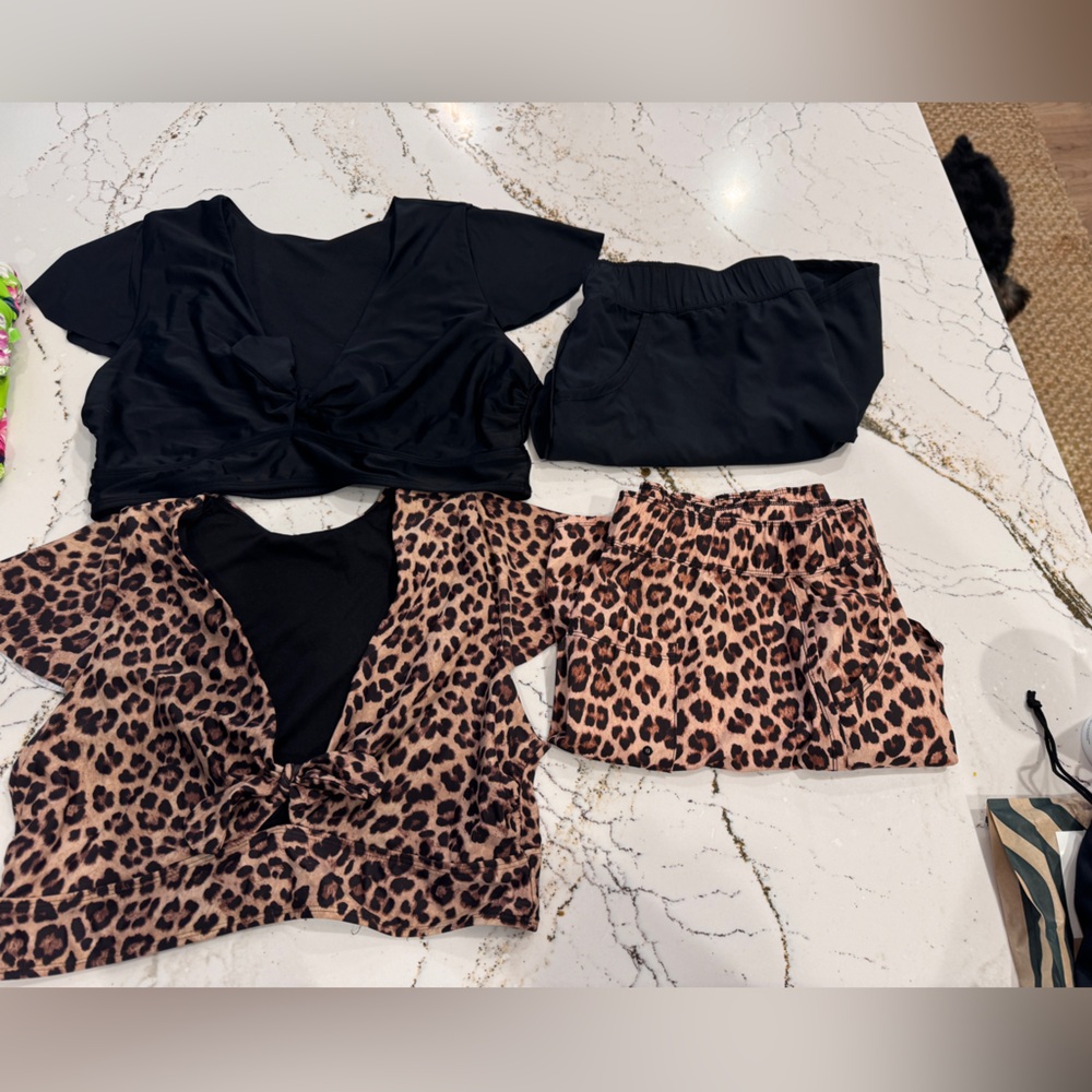 Torrid Swim Tops and matching Swim Bottoms, size 1 (all 4 items).